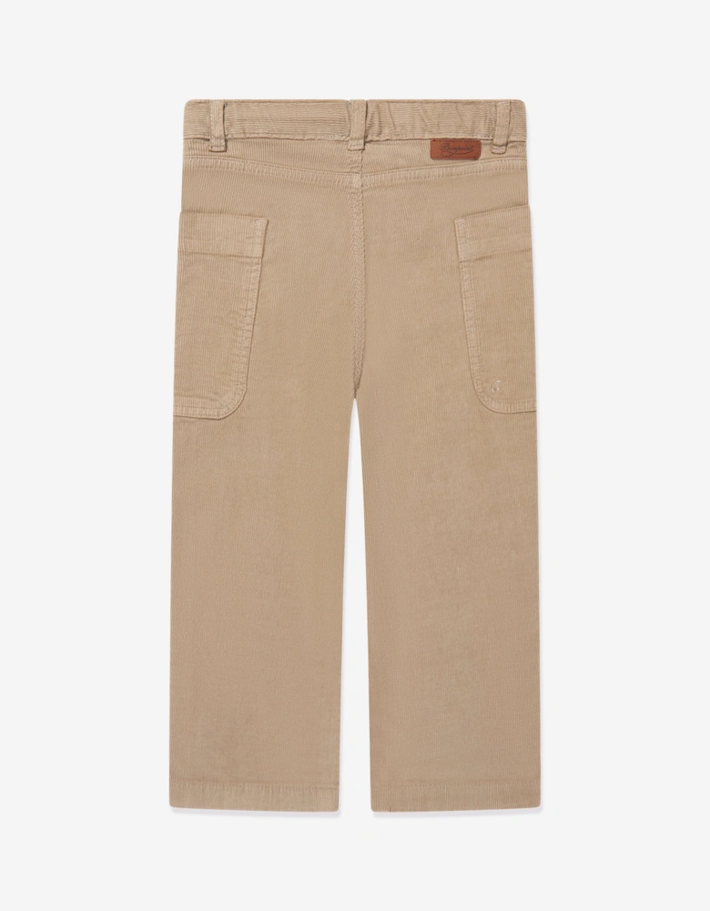 Girls Looping Trousers in Beige
