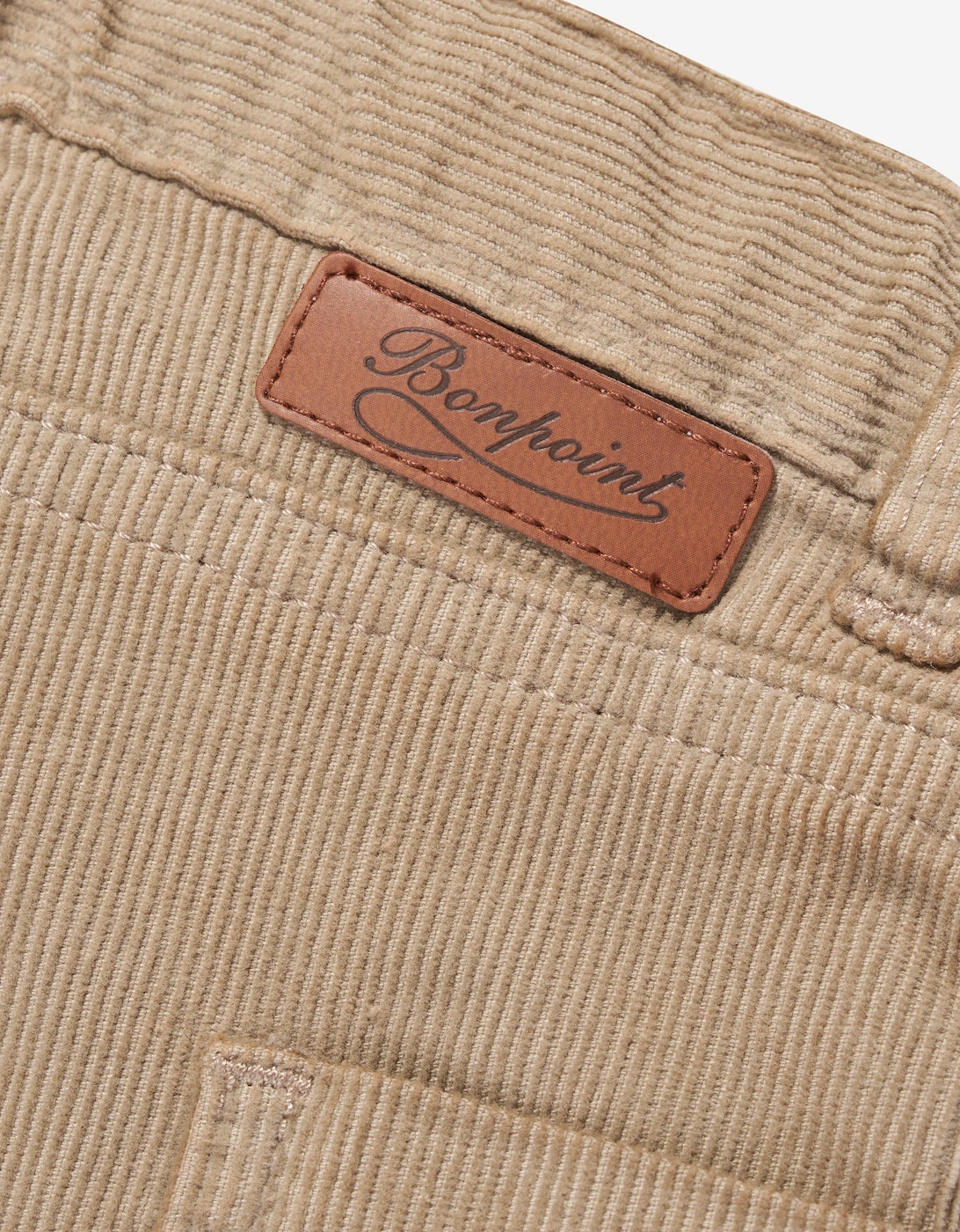 Girls Looping Trousers in Beige