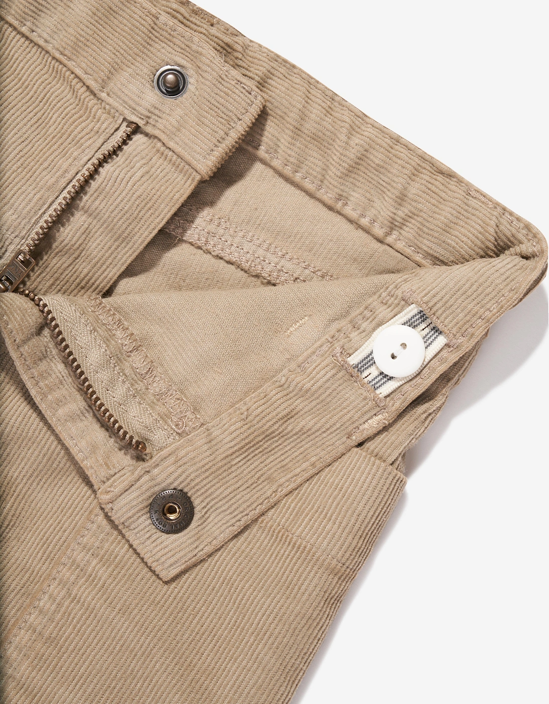 Girls Looping Trousers in Beige