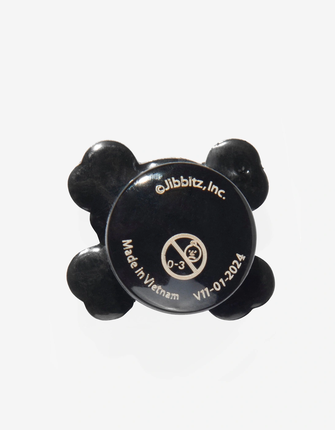 Kids Tiny Pirate Skull Jibbitz™ Charm in White