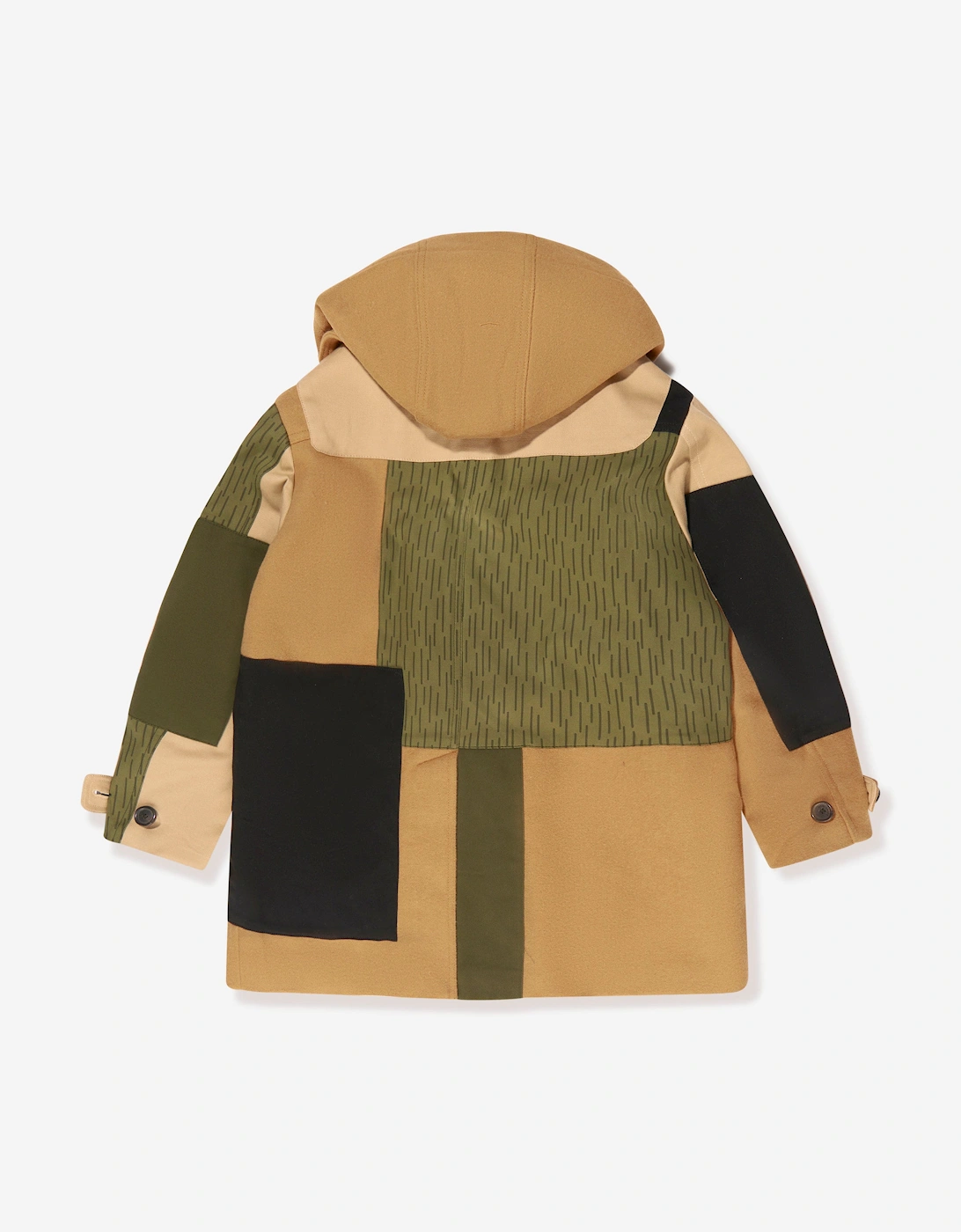 Boys Patch Hooded Duffle Coat