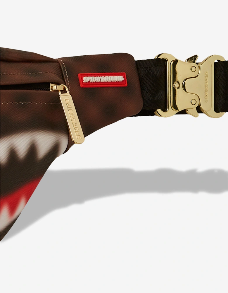 Kids Sharks in Paris Blur Savvy Belt Bag in Brown (38.1 cm)
