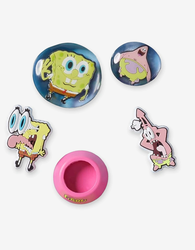 Kids Spongebob Bubble Jibbitz™ Charm 5 Pack in Multicolour