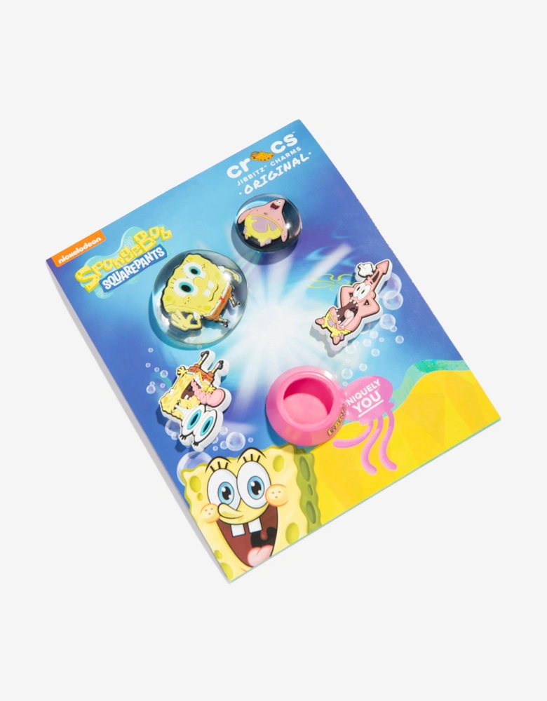 Kids Spongebob Bubble Jibbitz™ Charm 5 Pack in Multicolour