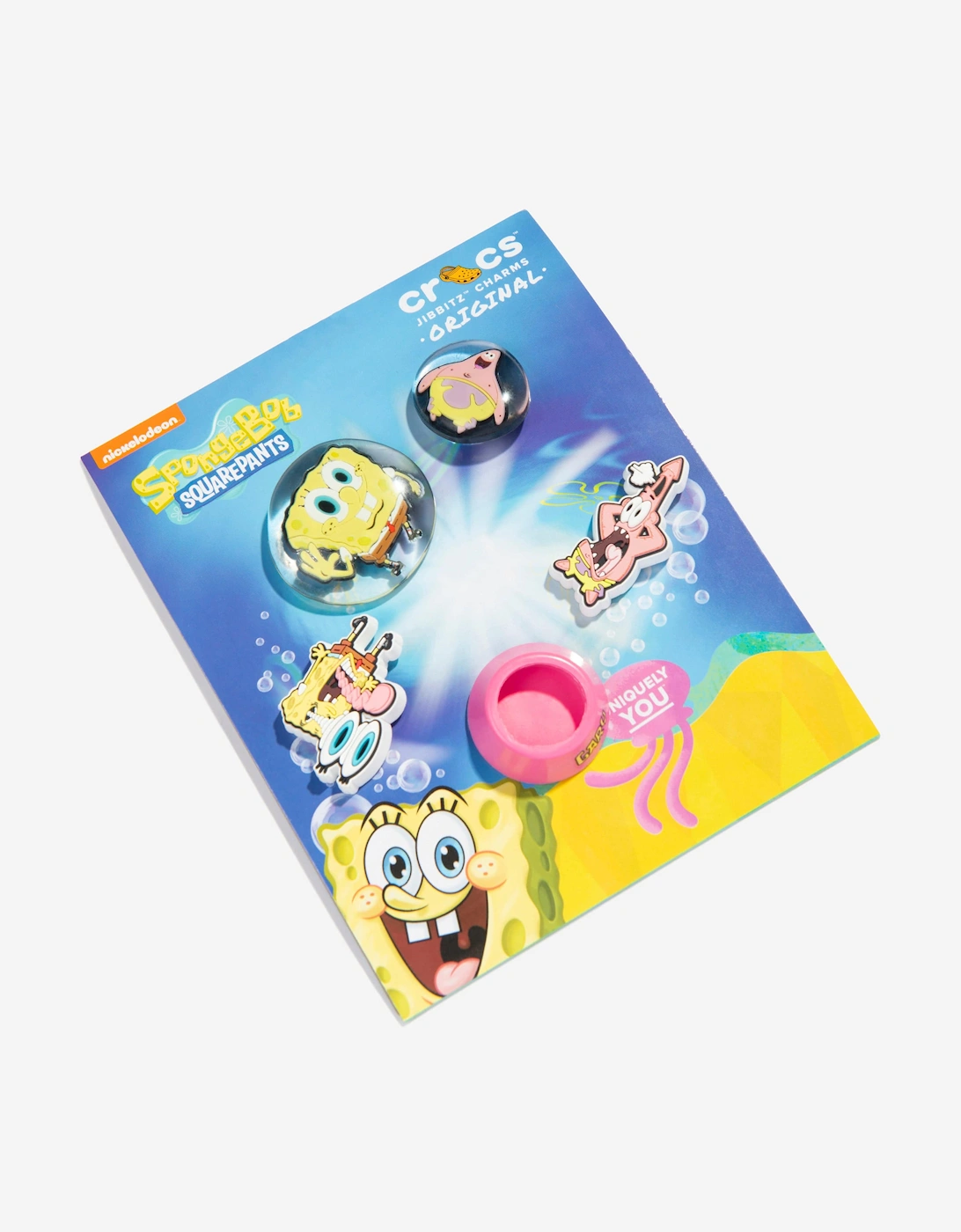 Kids Spongebob Bubble Jibbitz™ Charm 5 Pack in Multicolour