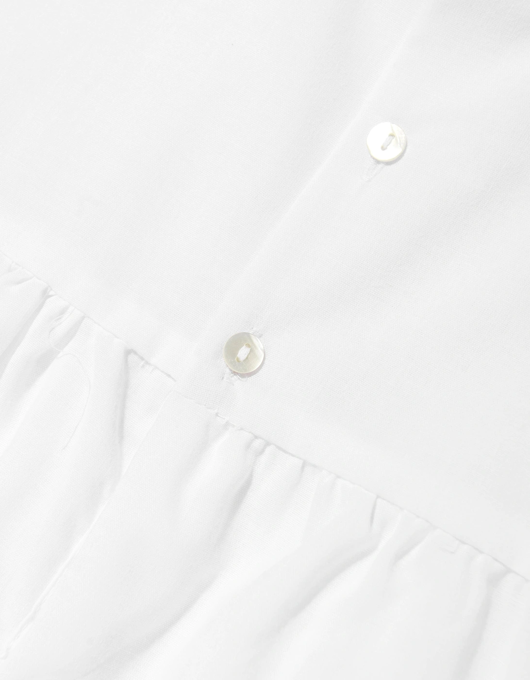 Baby Boys Smocked Romper in White