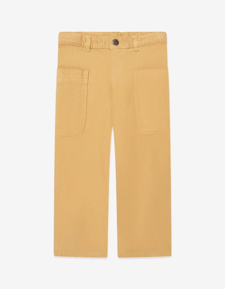 Girls Looping Trousers in Yellow