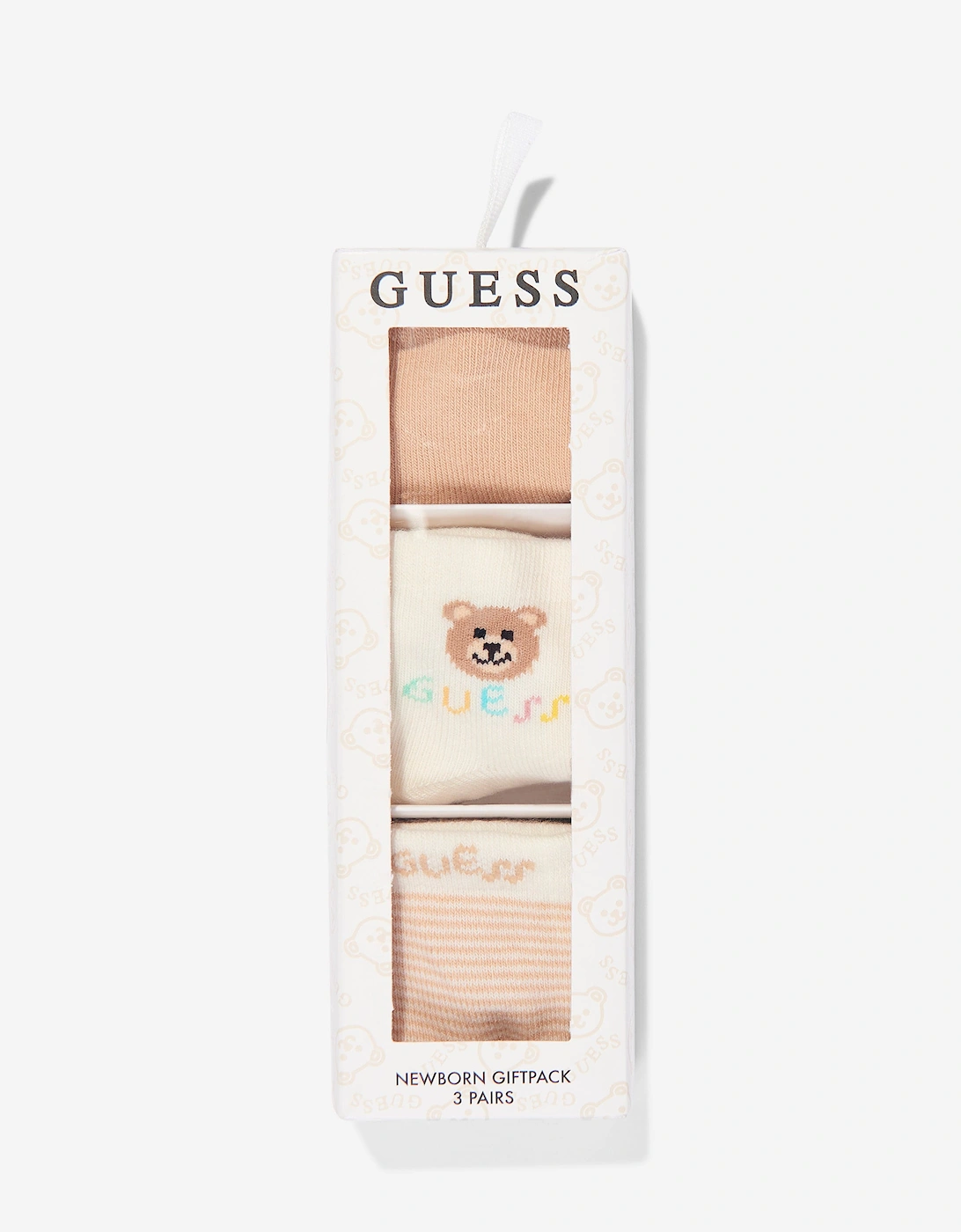 Baby 3 Pairs Of Socks Set in Beige