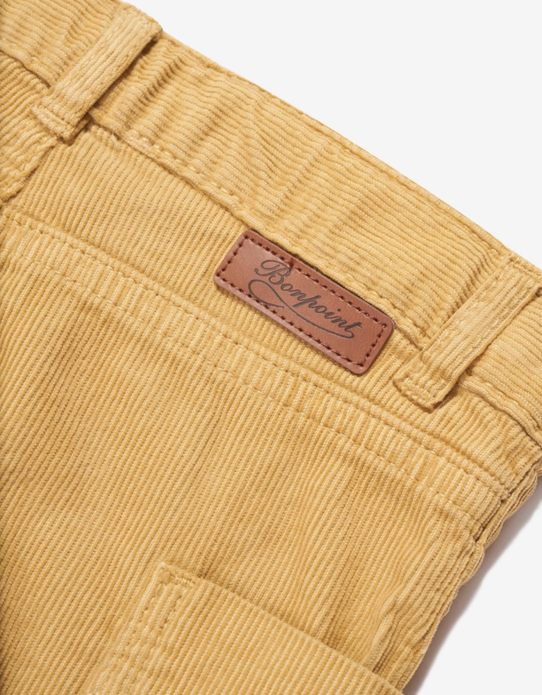 Girls Looping Trousers in Yellow