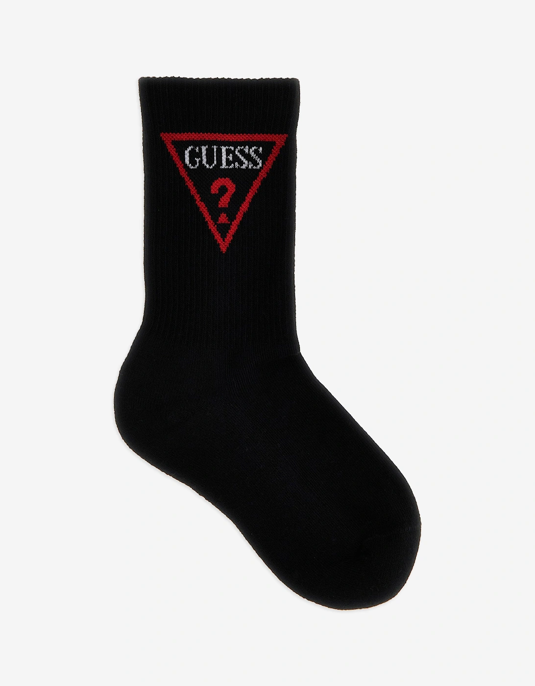 Kids Logo Socks in Black, 4 of 3