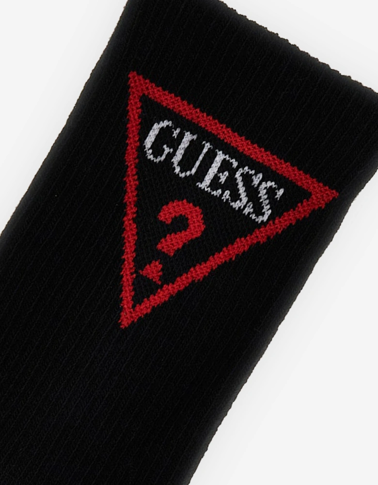 Kids Logo Socks in Black