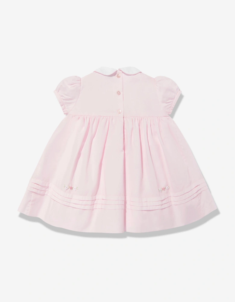 Baby Girls Smocked Dress in Pink