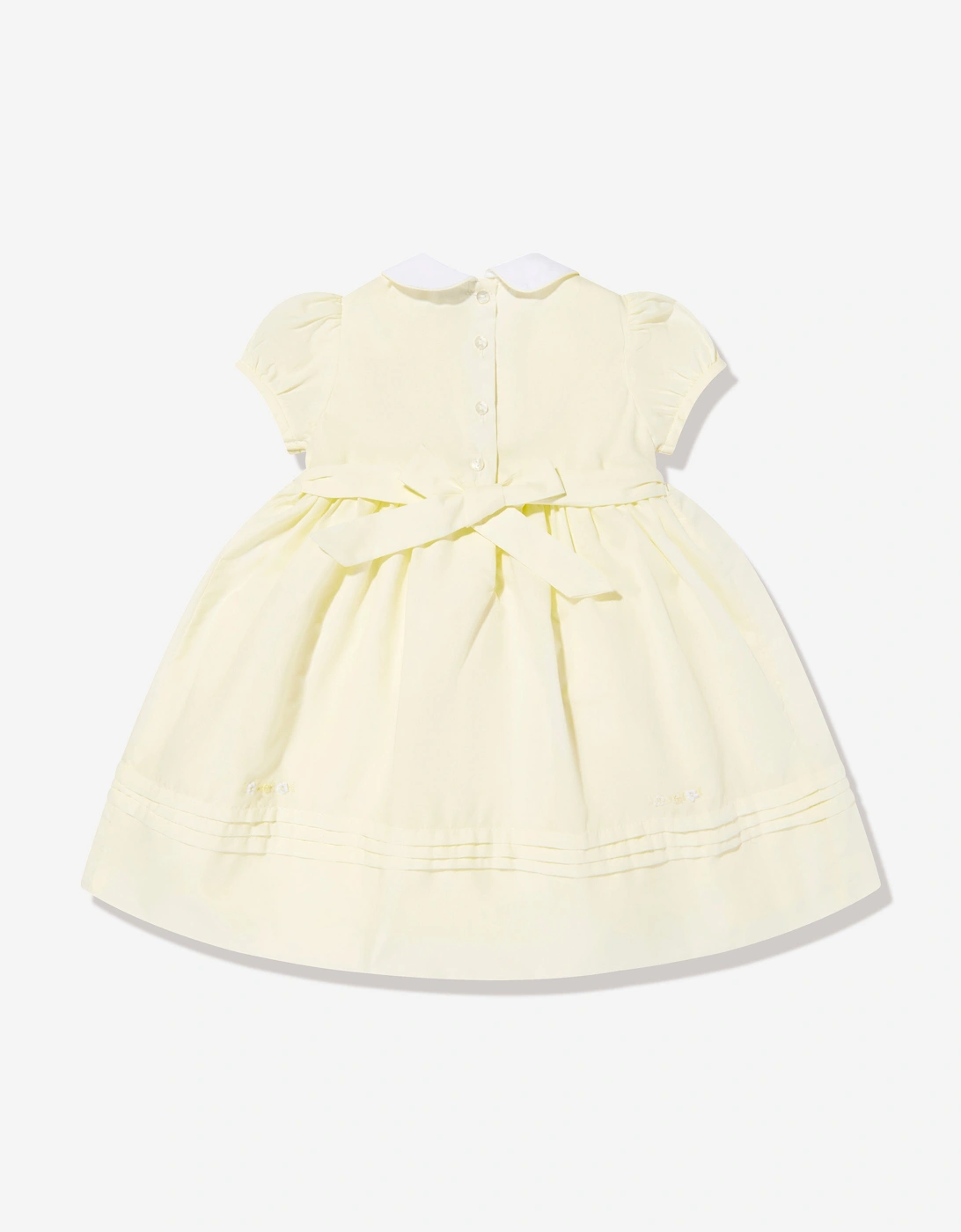 Baby Girls Smocked Dress in Yellow