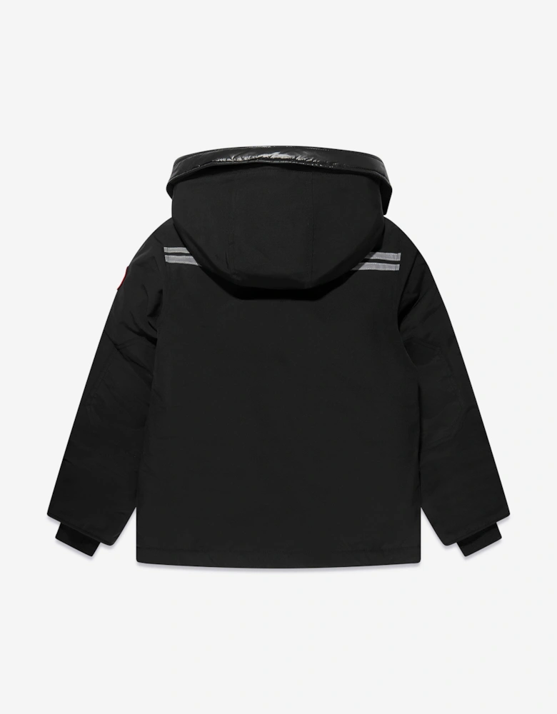 Kids Logan Parka in Black