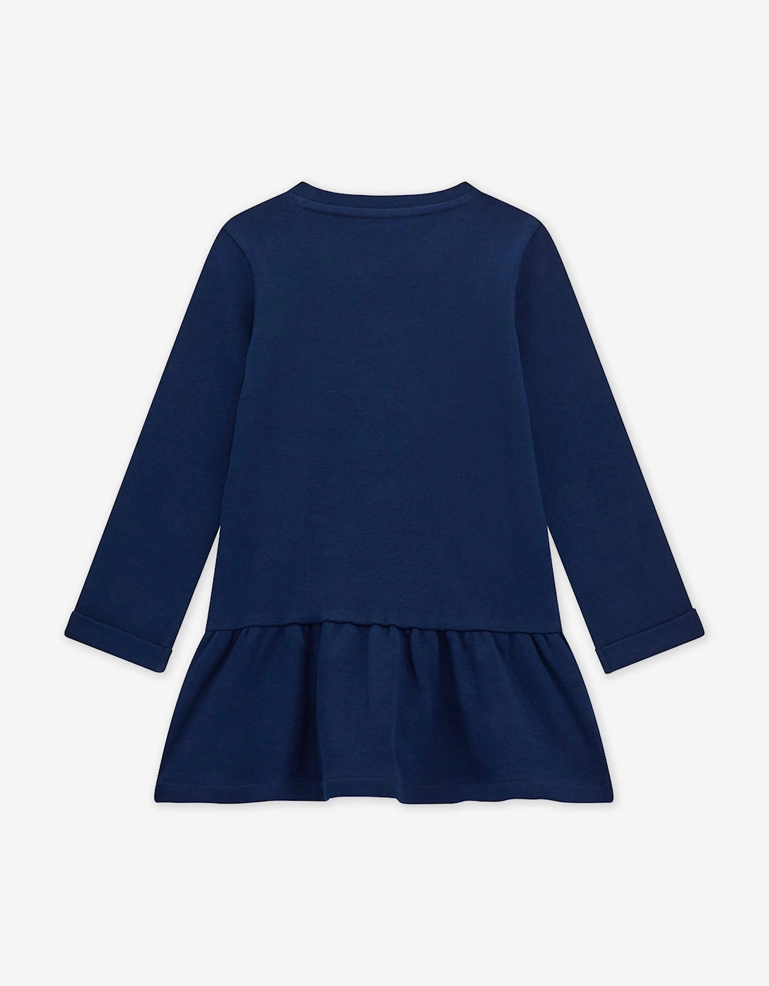 Girls Logo Jersey Dress in Blue