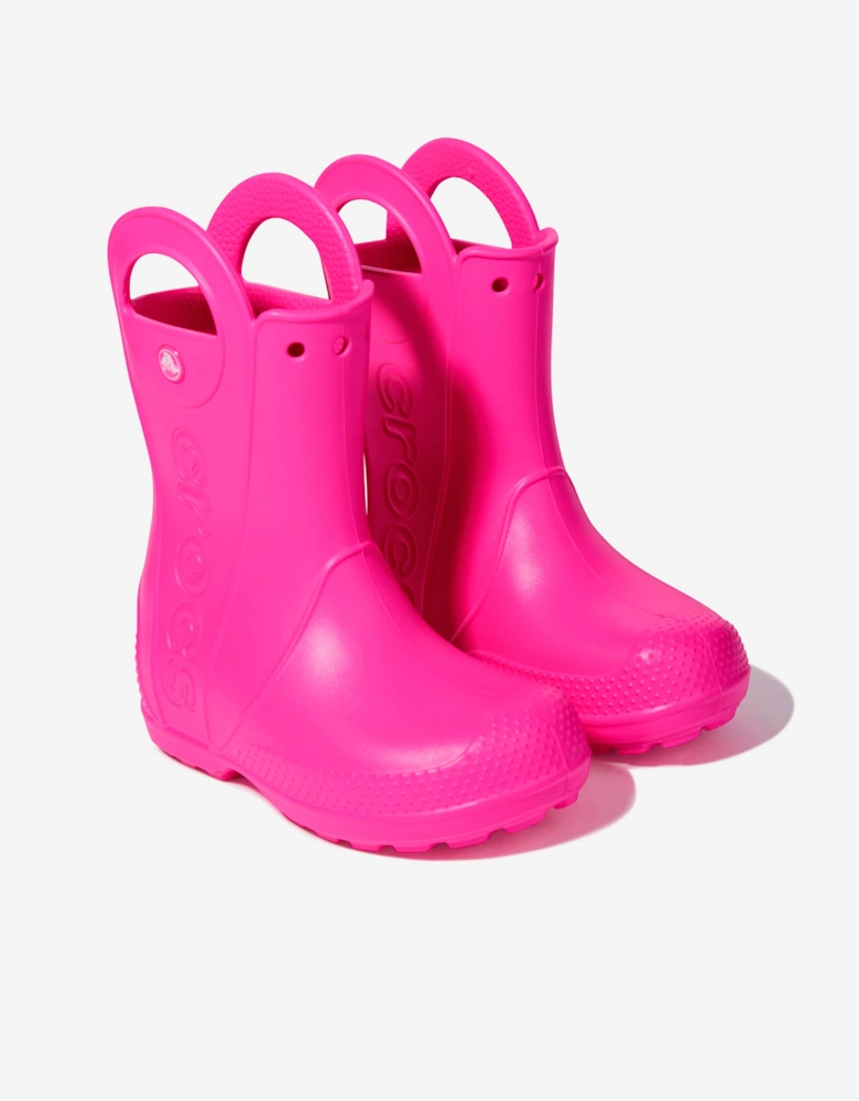 Girls Handle It Rain Boots in Pink