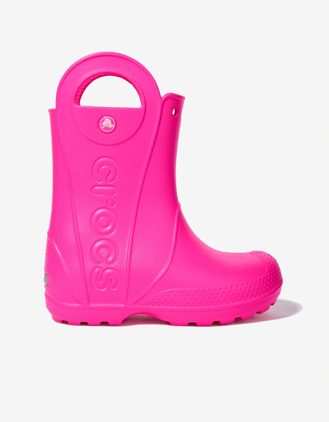 Girl's Crocs Girls Handle It Rain Boots in Pink - Size: EU 34 - 35 uk 3 us 3