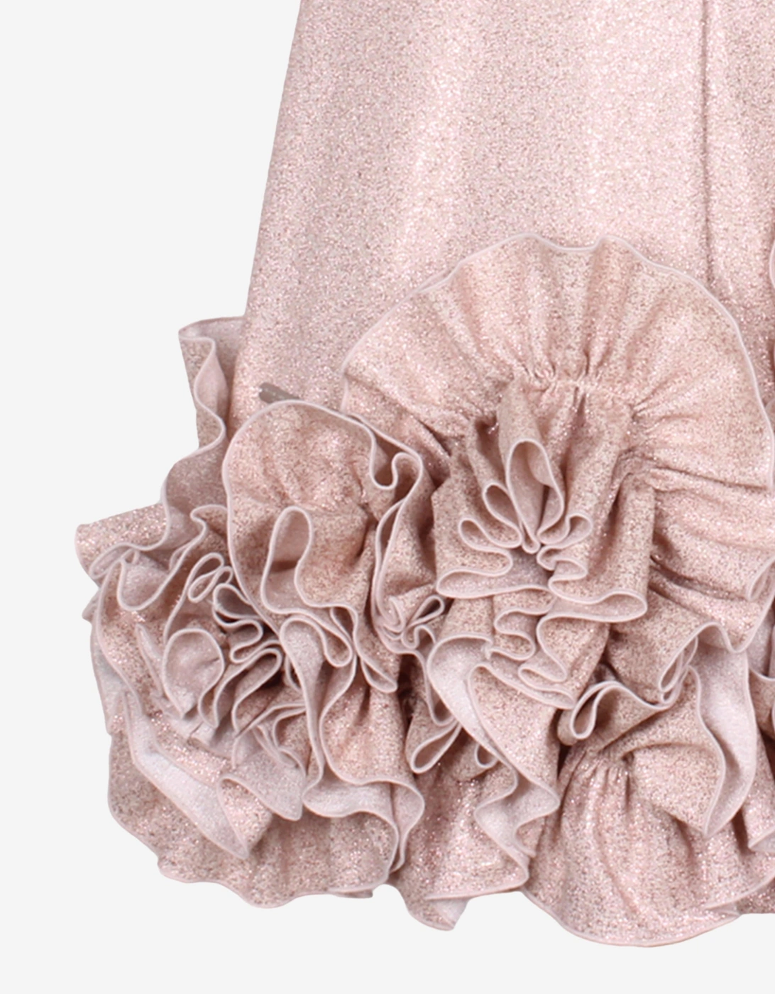 Girls Dream On Frilly Flower Dress in Pink