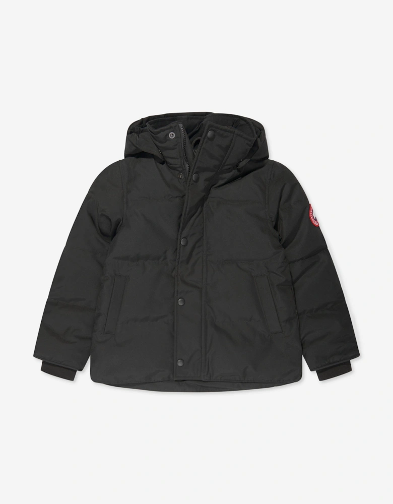 Kids Snowy Owl Parka in Black