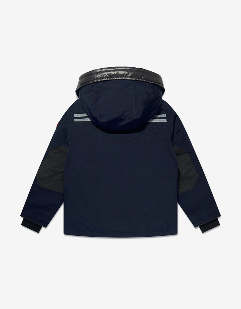 Kids Logan Parka in Navy
