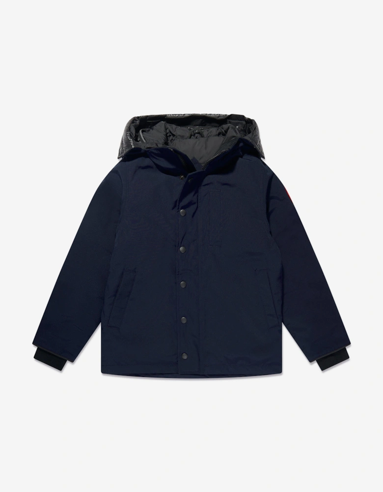 Kids Logan Parka in Navy