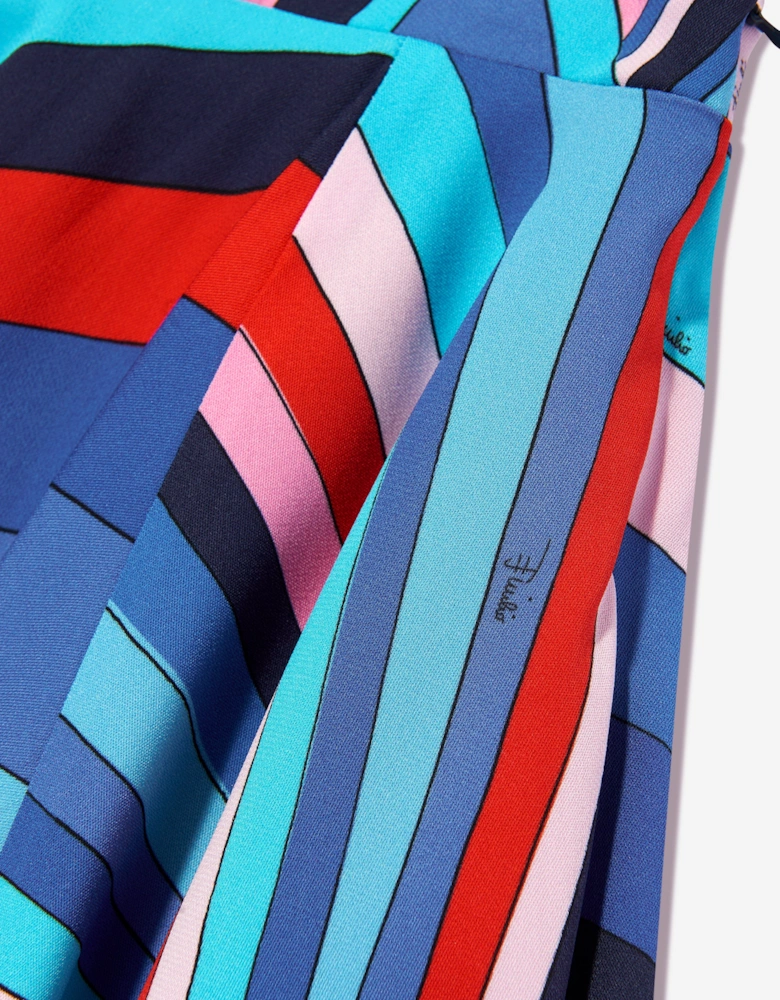 Girls Iride Print Skirt in Multicolour
