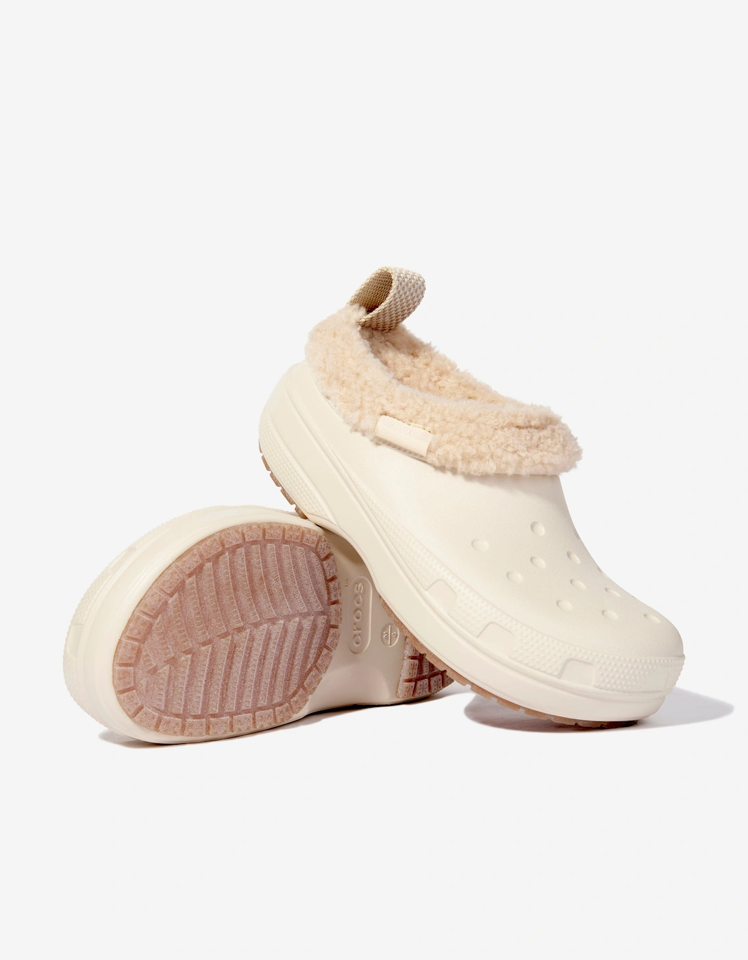 Kids Classic Lined Shorty Clog in Ivory