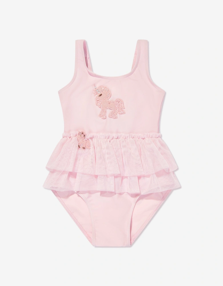 Girls Bow Bikini in Pink
