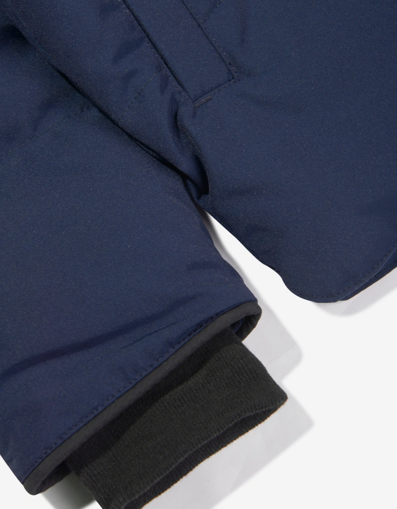Kids Snowy Owl Parka in Navy