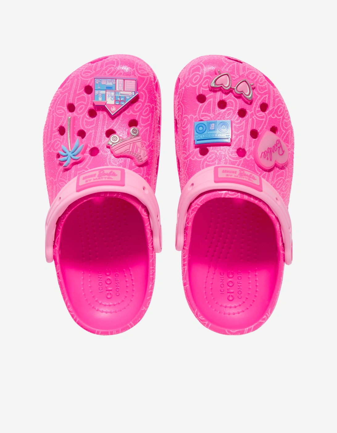 Girls Mattel Barbie Clog in Pink