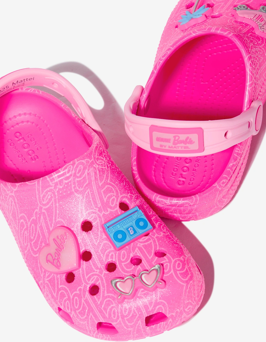 Girls Mattel Barbie Clog in Pink