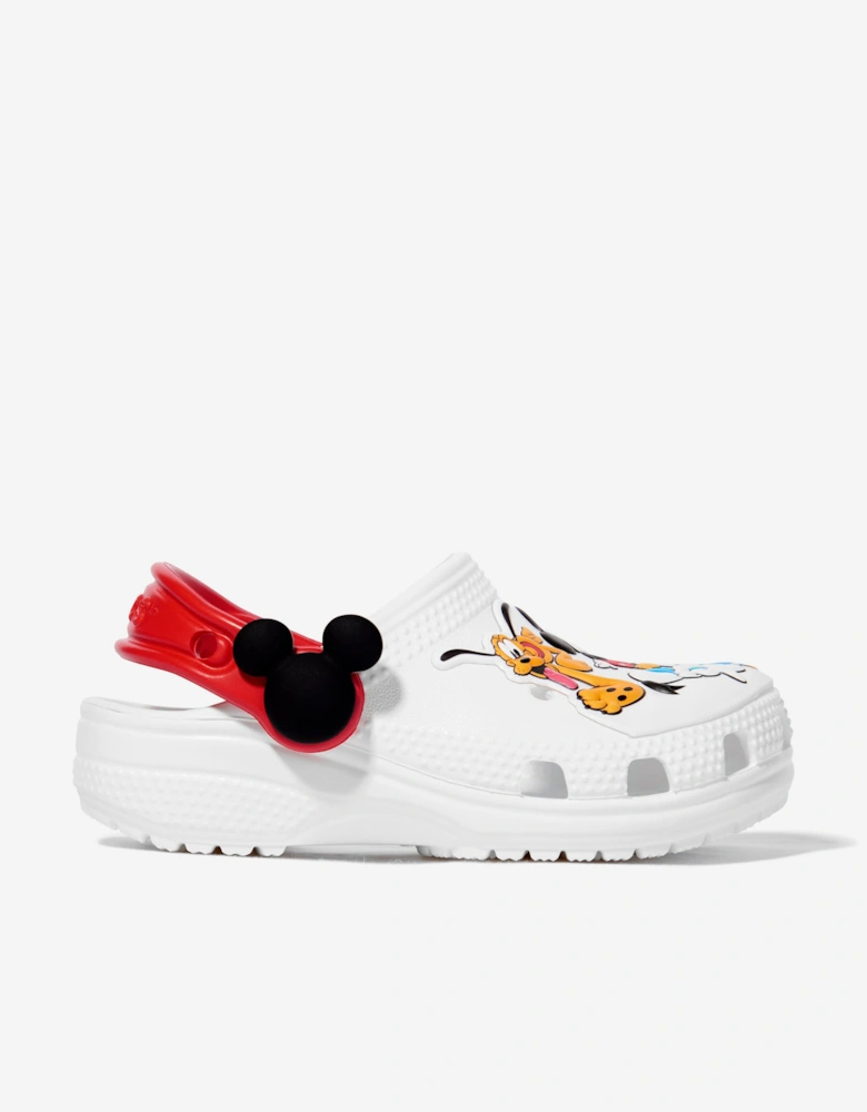 Kids Mickey and Friends Clog in White