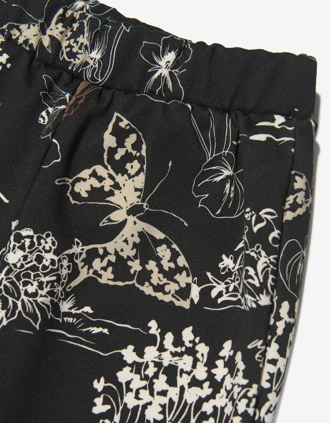 Girls Punto Milan Leggings in Black