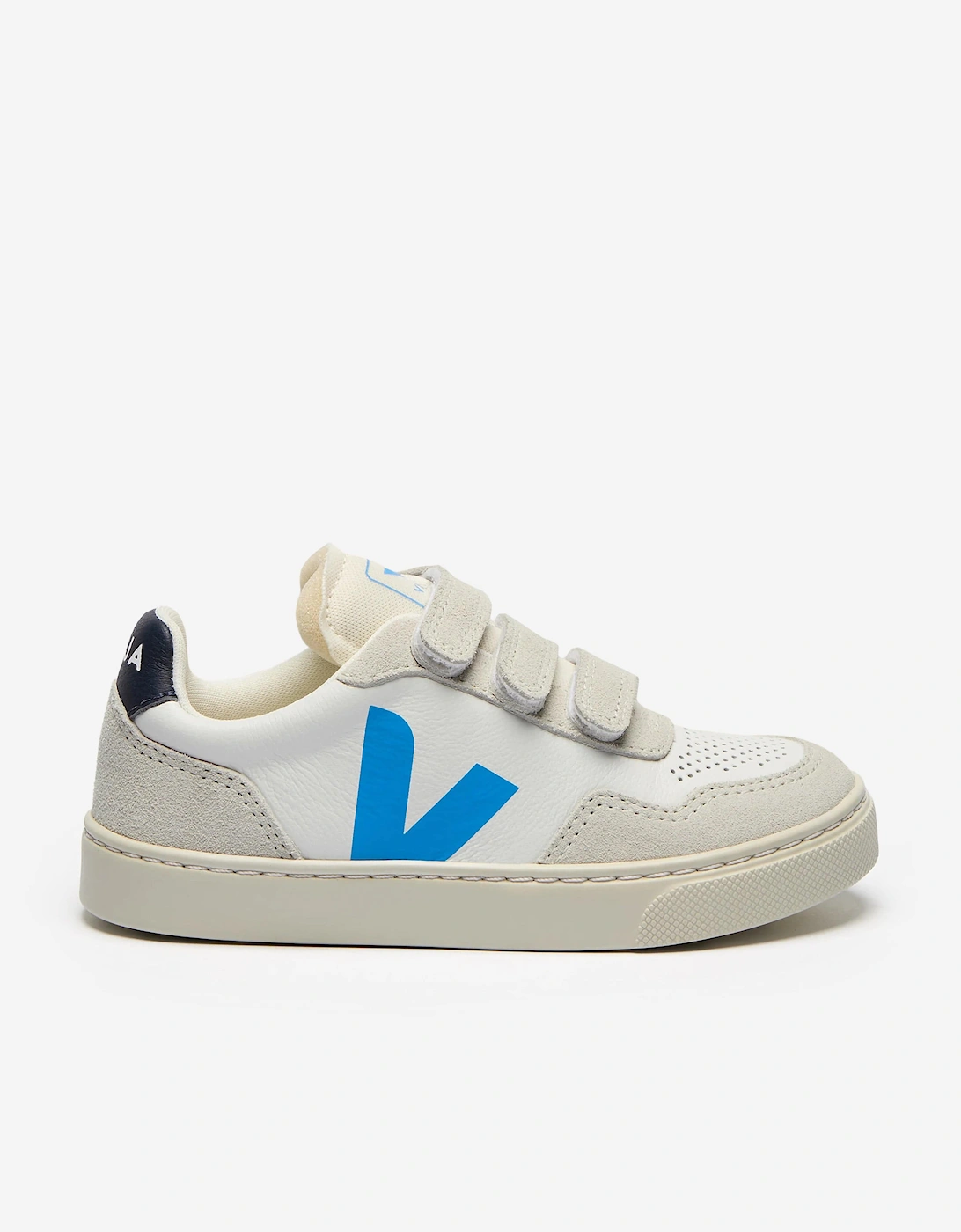 Kids O.T Leather Small V-90 Trainers in White, 5 of 4