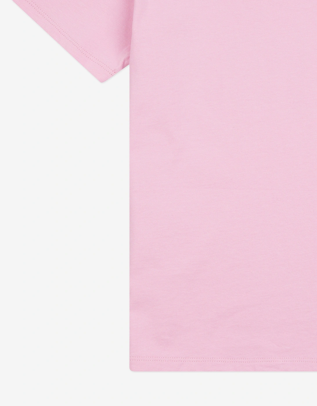 Girls Diamante Logo Fitted T-Shirt in Pink