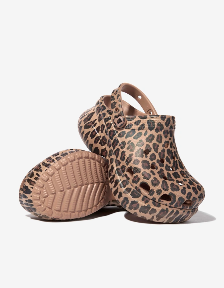 Girls Bae Animal Clog in Brown