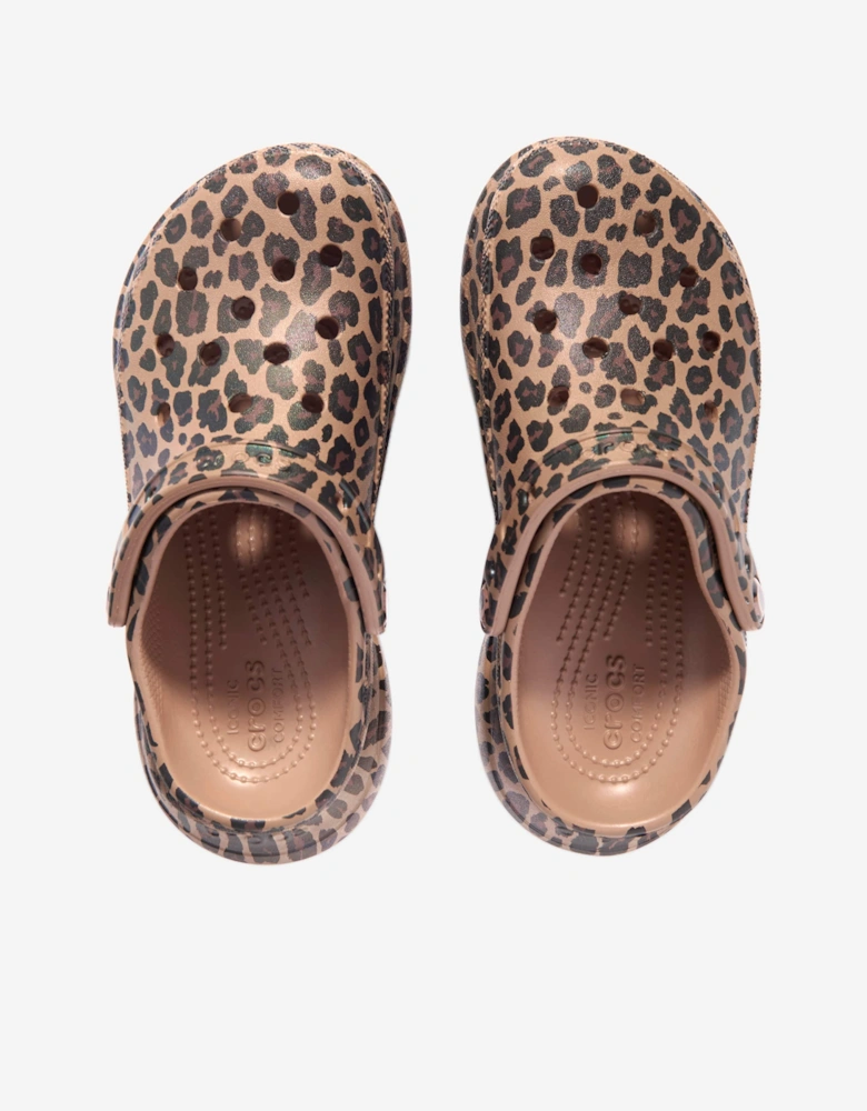 Girls Bae Animal Clog in Brown
