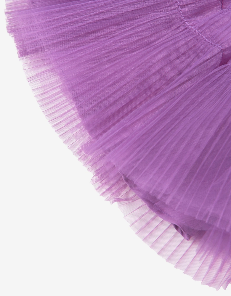 Girls Tulle Skirt in Purple
