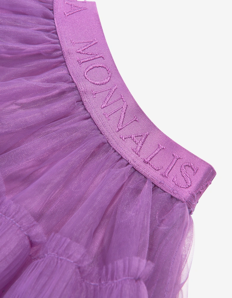 Girls Tulle Skirt in Purple