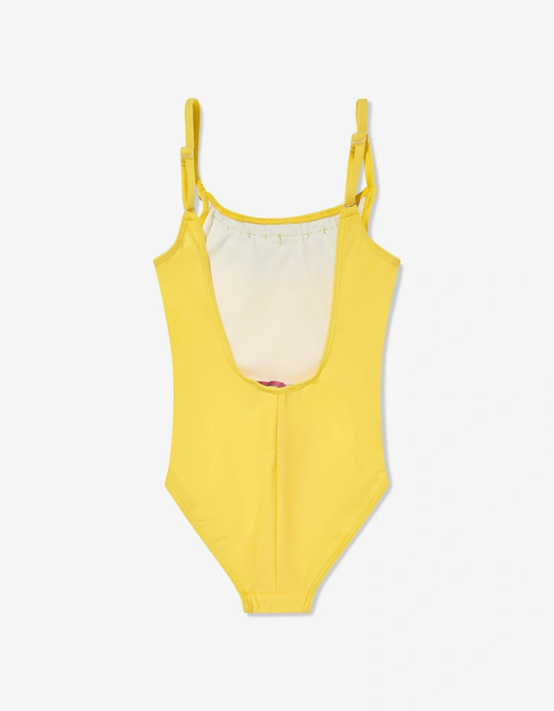 Girls Boho Swimsuit in Yellow