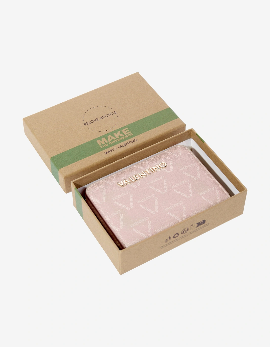 Lady Re Zip Around Wallet in Pink (13cm)