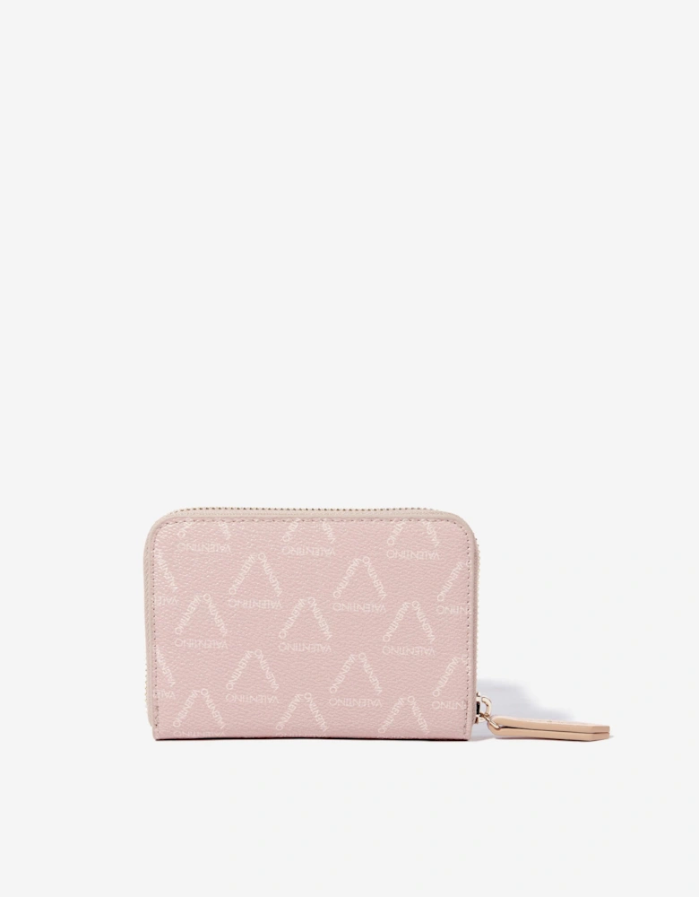 Lady Re Zip Around Wallet in Pink (13cm)