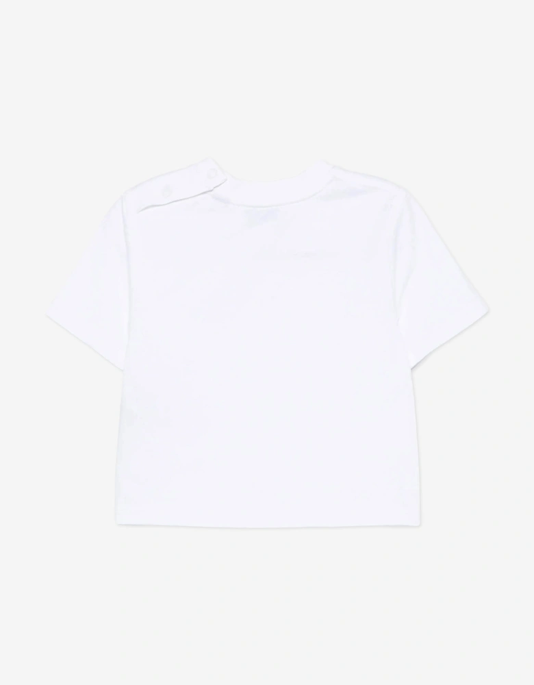 Baby Girls Cedar EKD Label T-Shirt in White