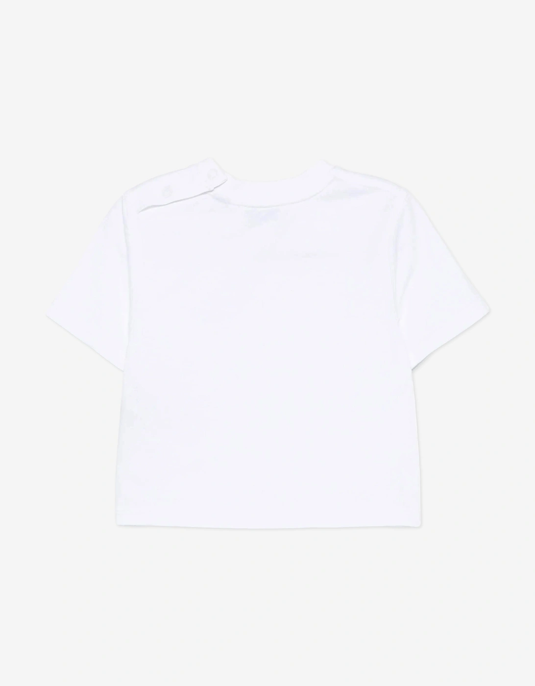 Baby Girls Cedar EKD Label T-Shirt in White