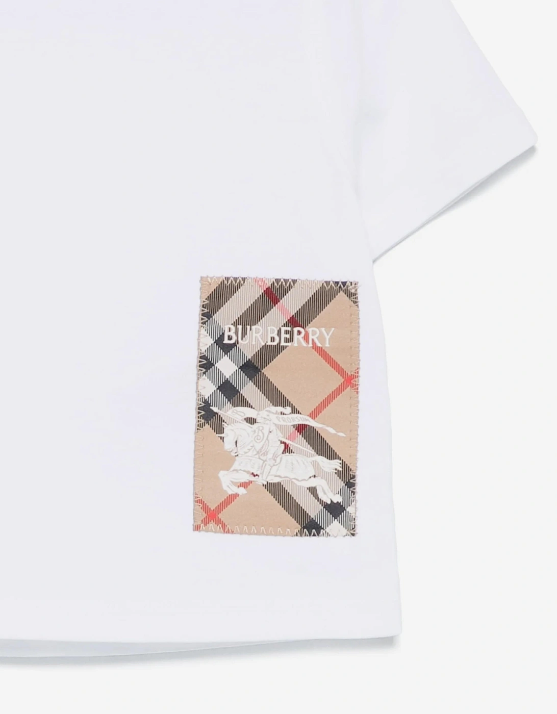 Baby Girls Cedar EKD Label T-Shirt in White