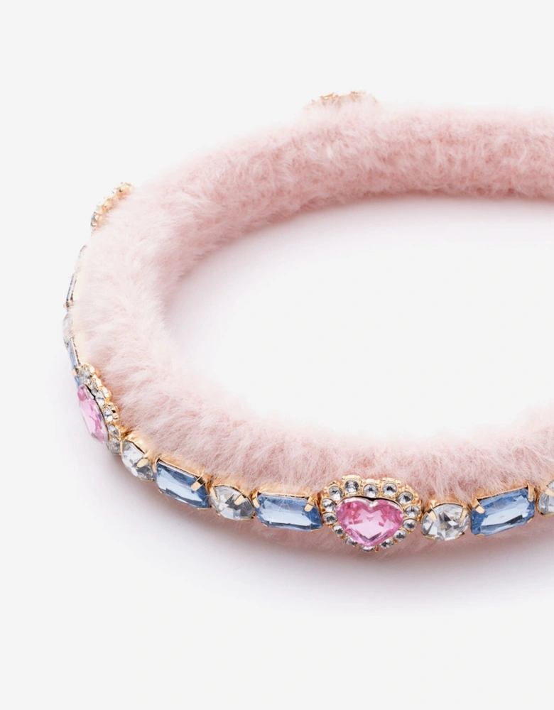 Girls Candy Cloud Headband in Pink