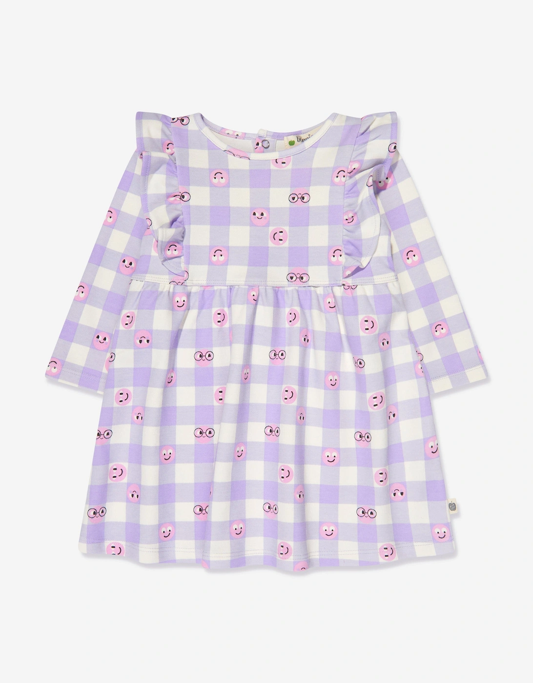 Girls Tiddlywink Dress in Purple, 6 of 5