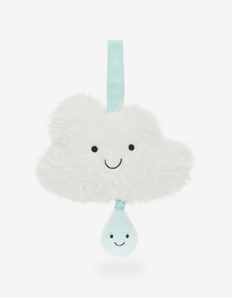 Amuseables Cloud Musical Pull  in White (27cm)