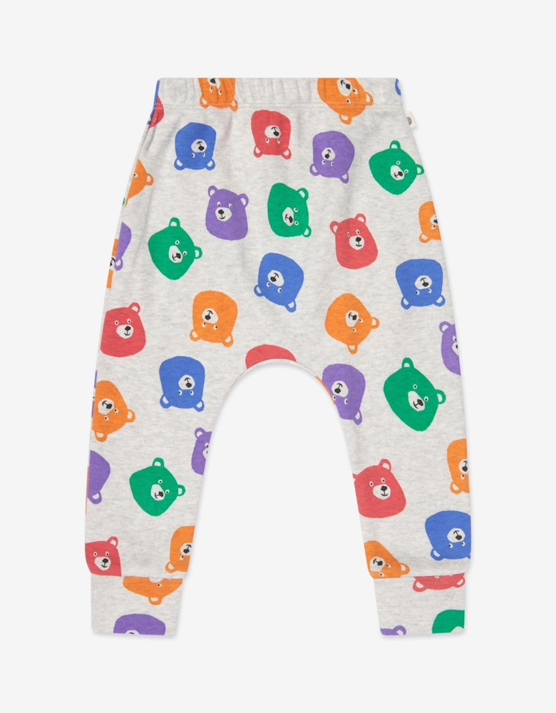Kids Bubbly Bears Trousers in Grey