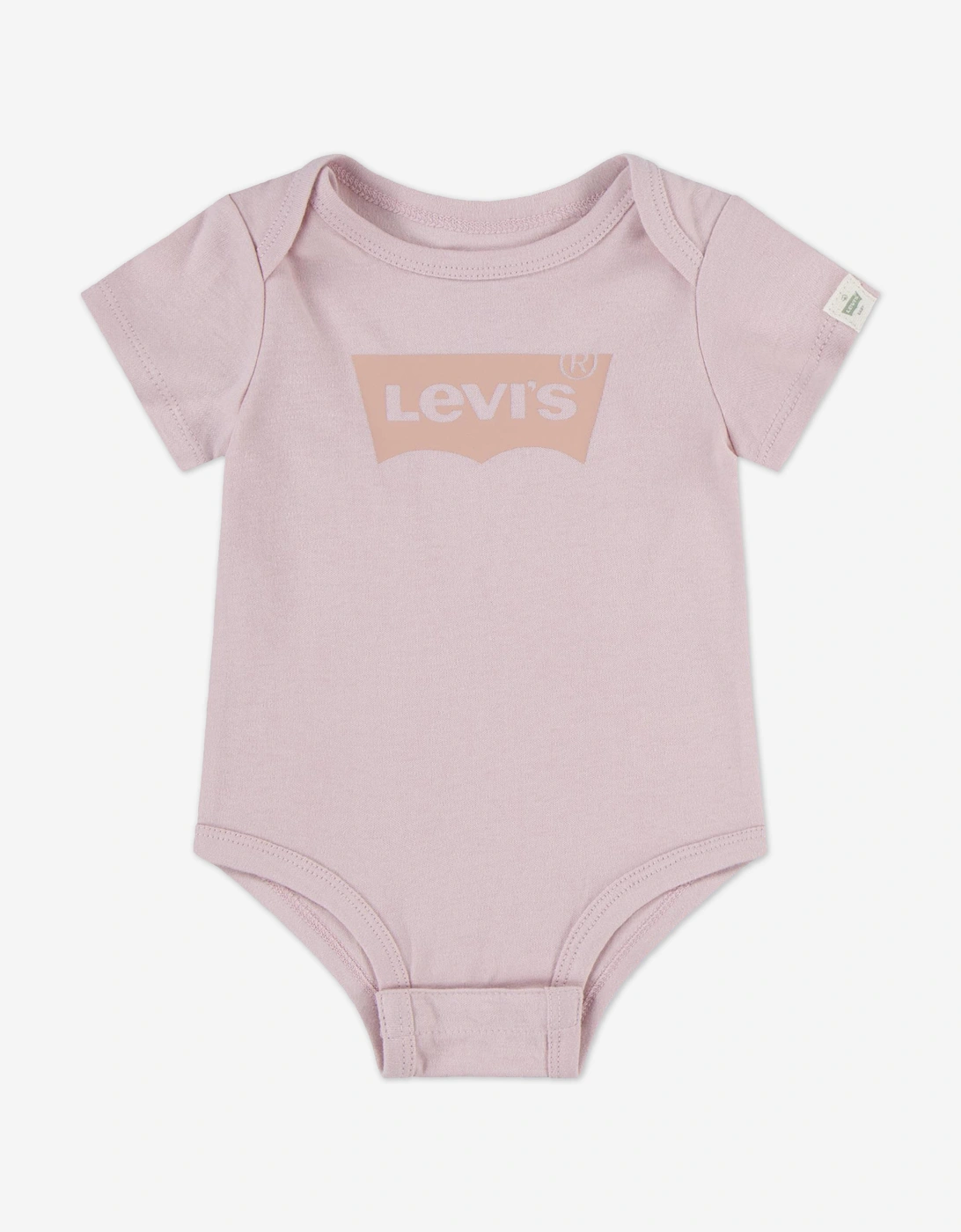 Baby Girls Batwing Bodysuit Set in Pink
